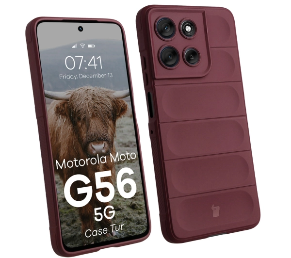 Bizon Tur do Motorola Moto G56 5G Ciemnofioletowy