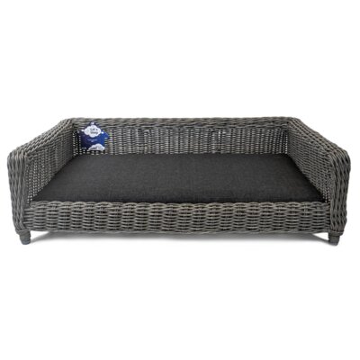 Legowisko dla psa LET'S SLEEP Cozy Basket Rieten Hondenmand XL Antracytowy