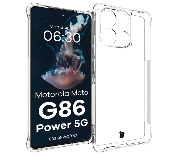 Bizon Salpa do Motorola Moto G86 Power 5G Przezroczysty