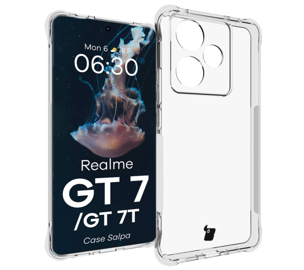 Bizon Salpa do Realme GT 7 / Realme GT 7T Przezroczysty
