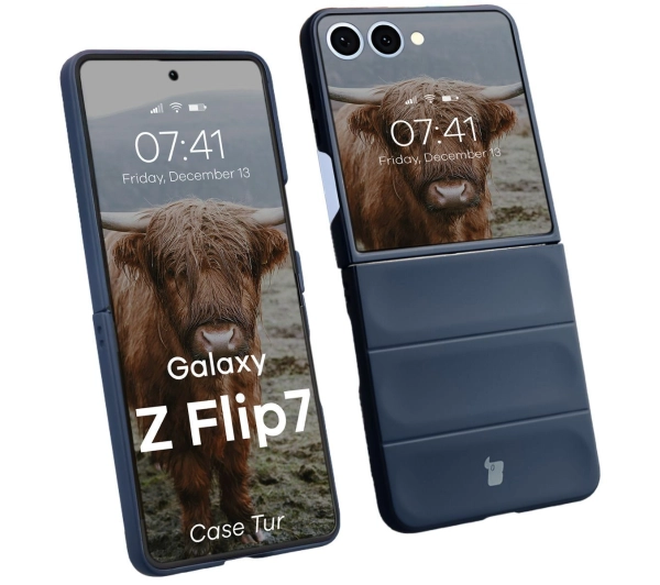 Bizon Tur do Samsung Galaxy Z Flip7 Granatowy