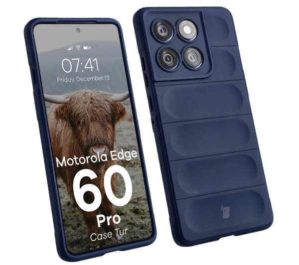 Bizon Tur do Motorola Edge 60 Pro Granatowy
