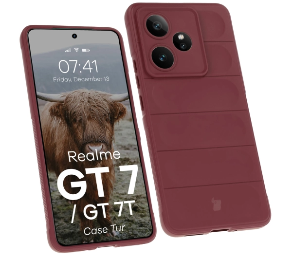 Bizon Tur do Realme GT 7 / Realme GT 7T Ciemnofioletowy