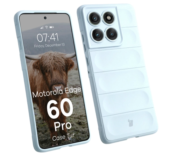 Bizon Tur do Motorola Edge 60 Pro Jasnoniebieski