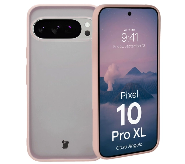Bizon Angelo do Google Pixel 10 Pro XL z różową ramką