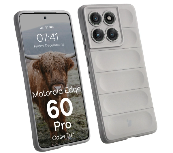 Bizon Tur do Motorola Edge 60 Pro Jasnoszary