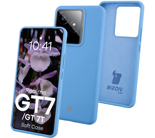 Bizon Soft do Realme GT 7 / Realme GT 7T Niebieski