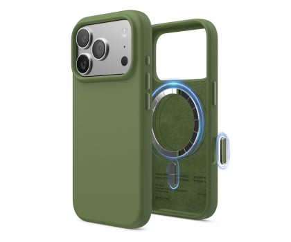 Elago Magsafe Silicon Case do iPhone 17 PRO Cedar Green