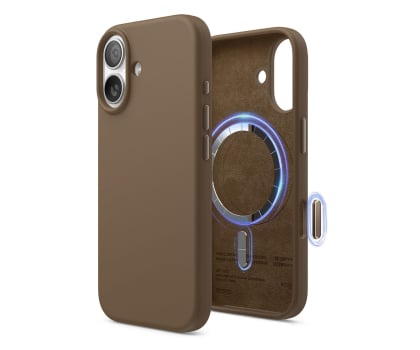 Elago Magsafe Silicon Case do iPhone 17 Brown