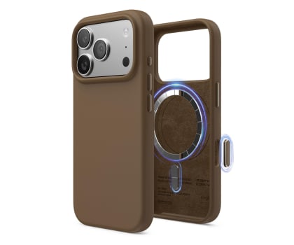 Elago Magsafe Silicon Case do iPhone 17 PRO Brown