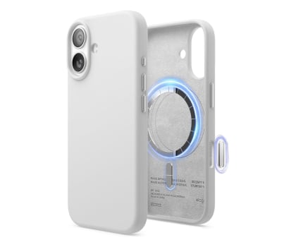 Elago Magsafe Silicon Case do iPhone 17 White