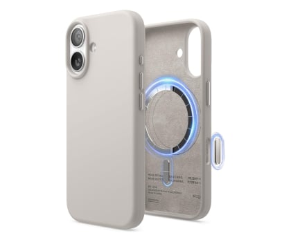 Elago Magsafe Silicon Case do iPhone 17 Stone