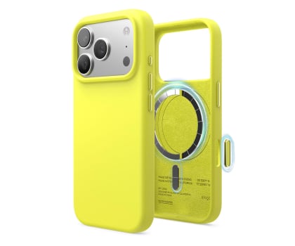 Elago Magsafe Silicon Case do iPhone 17 PRO Neon Yellow