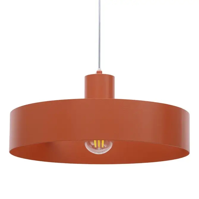 Zwisająca lampa Rif L 41435 do przedpokoju okrągła ceglany