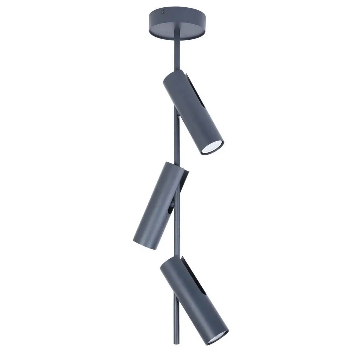 Podłużna lampa sufitowa Leda 3 41156 regulowana tubki grafitowe