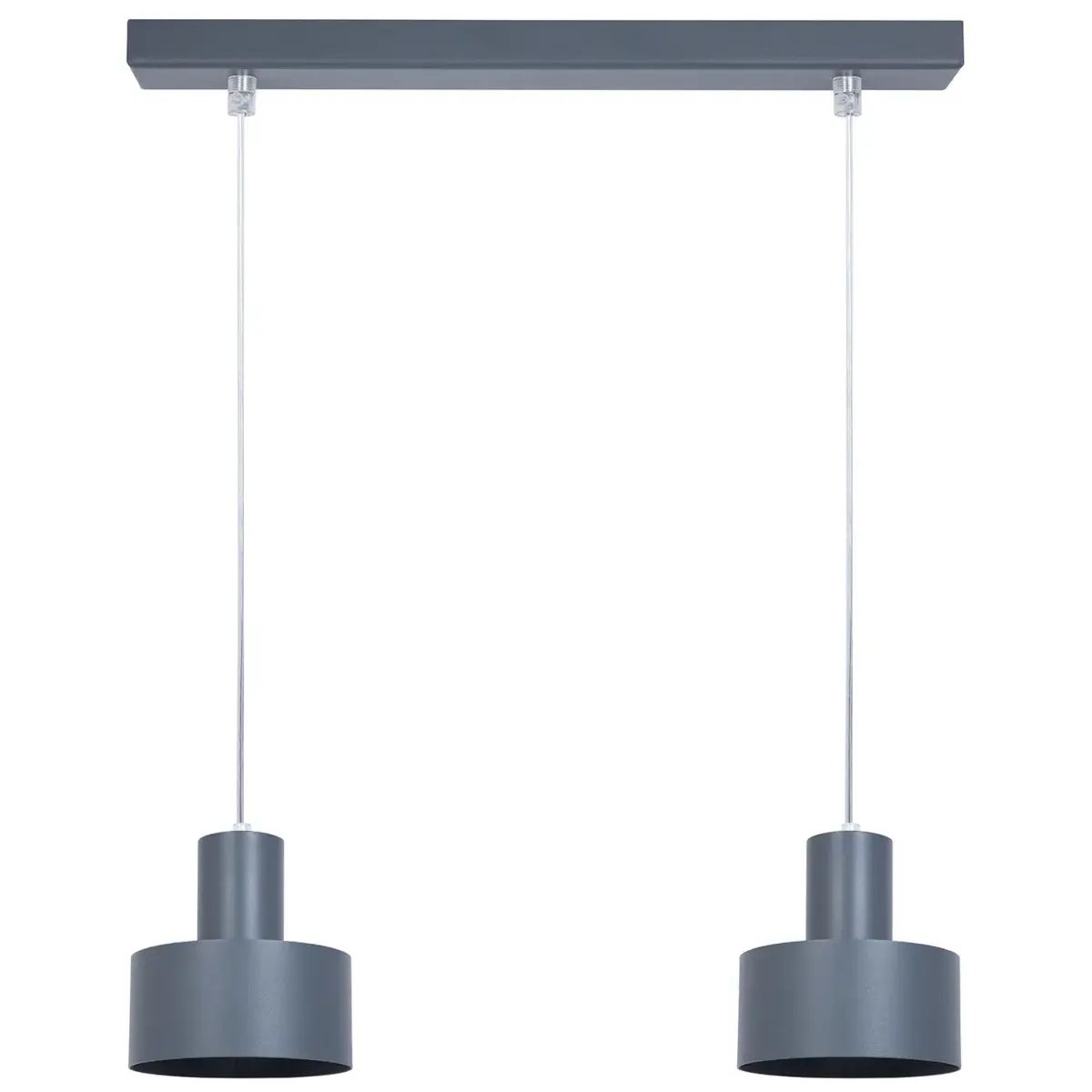 Nowoczesna wisząca lampa Rif 2 41161 do kuchni zwis grafitowy