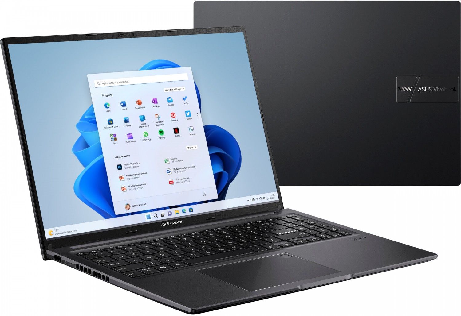 ASUS VivoBook 16 M1605YA-MB590W - Ryzen 5-7430U 16'' 16GB 512GB W11H Czarny 90NB10R1-M018P0