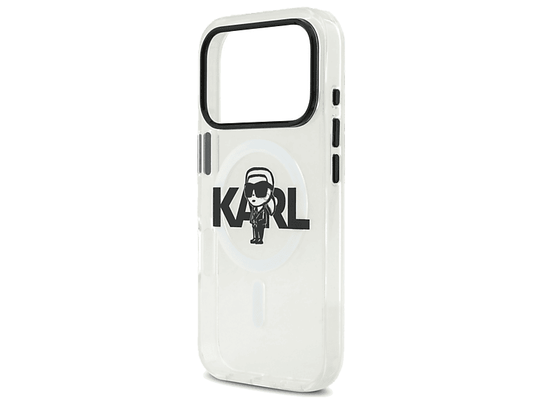 Etui KARL LAGERFELD IML Karl Sketch Logo MagSafe do iPhone 17 Pro Przezroczysty
