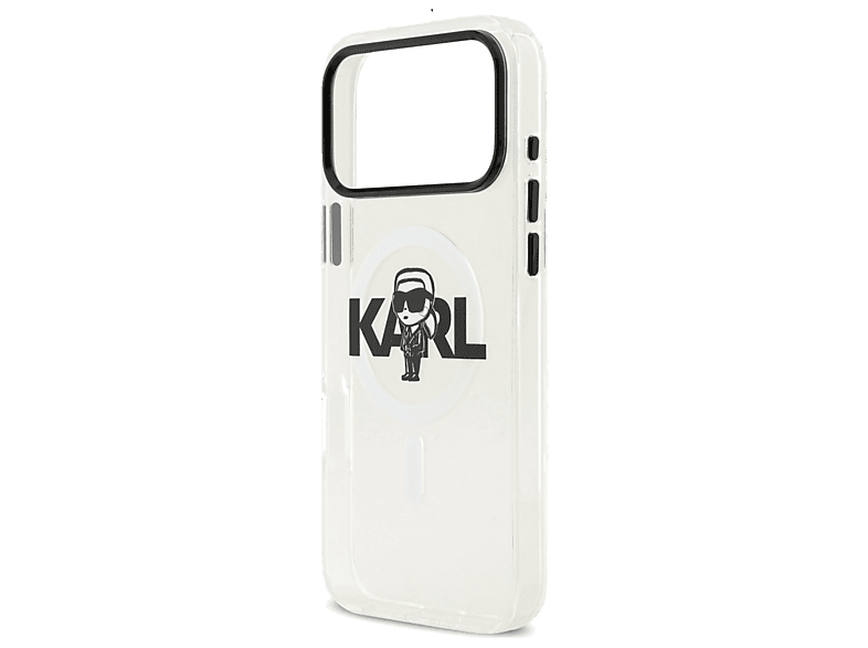 Etui KARL LAGERFELD IML Karl Sketch Logo MagSafe do iPhone 17 Pro Max Przezroczysty