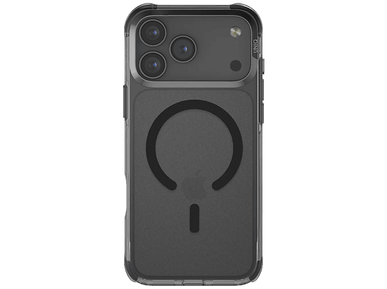 Etui - plecki UNIQ LifePro Xtreme z MagClick Charging do iPhone 17 Pro Max Przezroczysty-Czarny