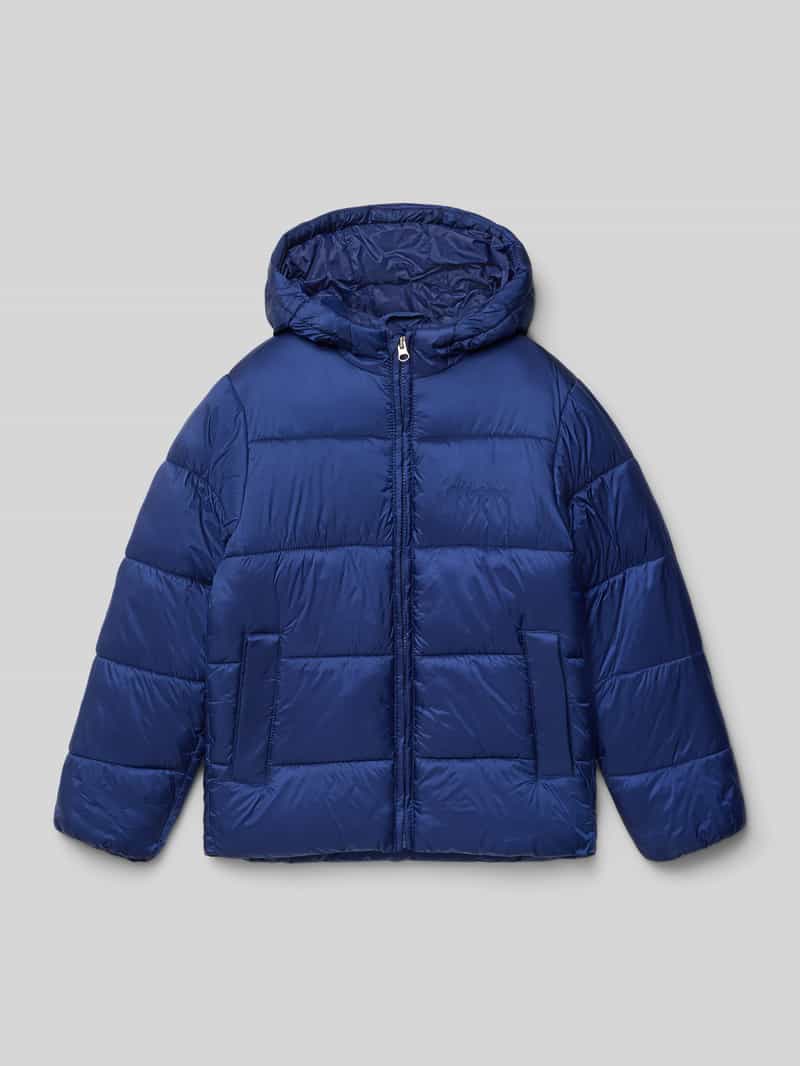 Kurtka pikowana o kroju regular fit z wyhaftowanym napisem model ‘Jorno’