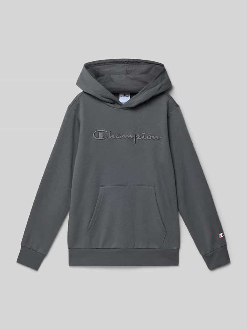 Bluza o kroju regular fit z kapturem i wyhaftowanym logo model ‘Icons’