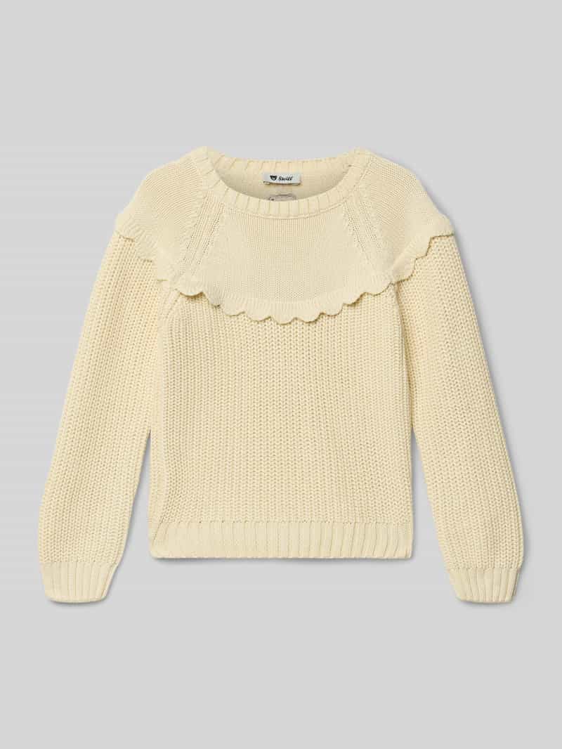 Sweter o kroju regular fit z imitacji dzianiny
