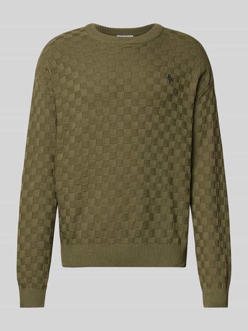 Sweter o kroju regular fit z imitacji dzianiny