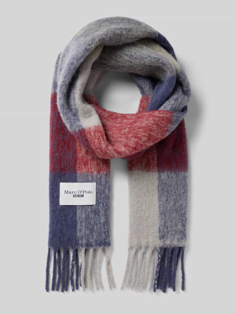 Szal wełniany z domieszką wełny z alpaki