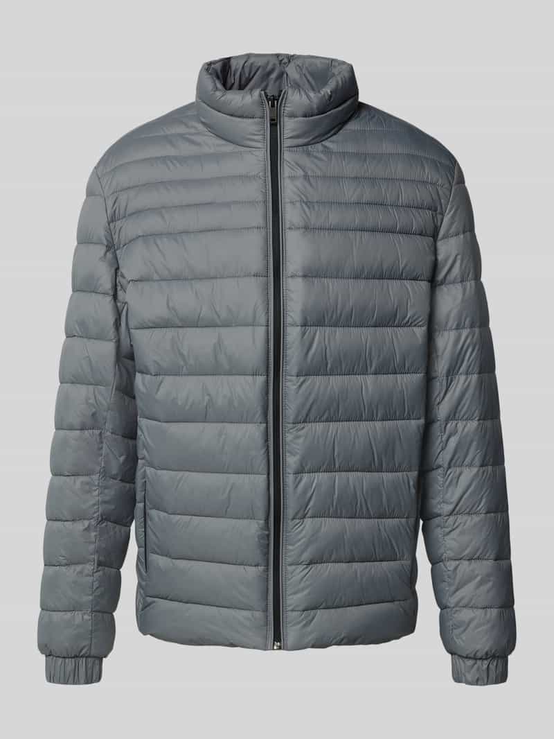 Kurtka pikowana o kroju slim fit ze stójką model ‘ODEN2’