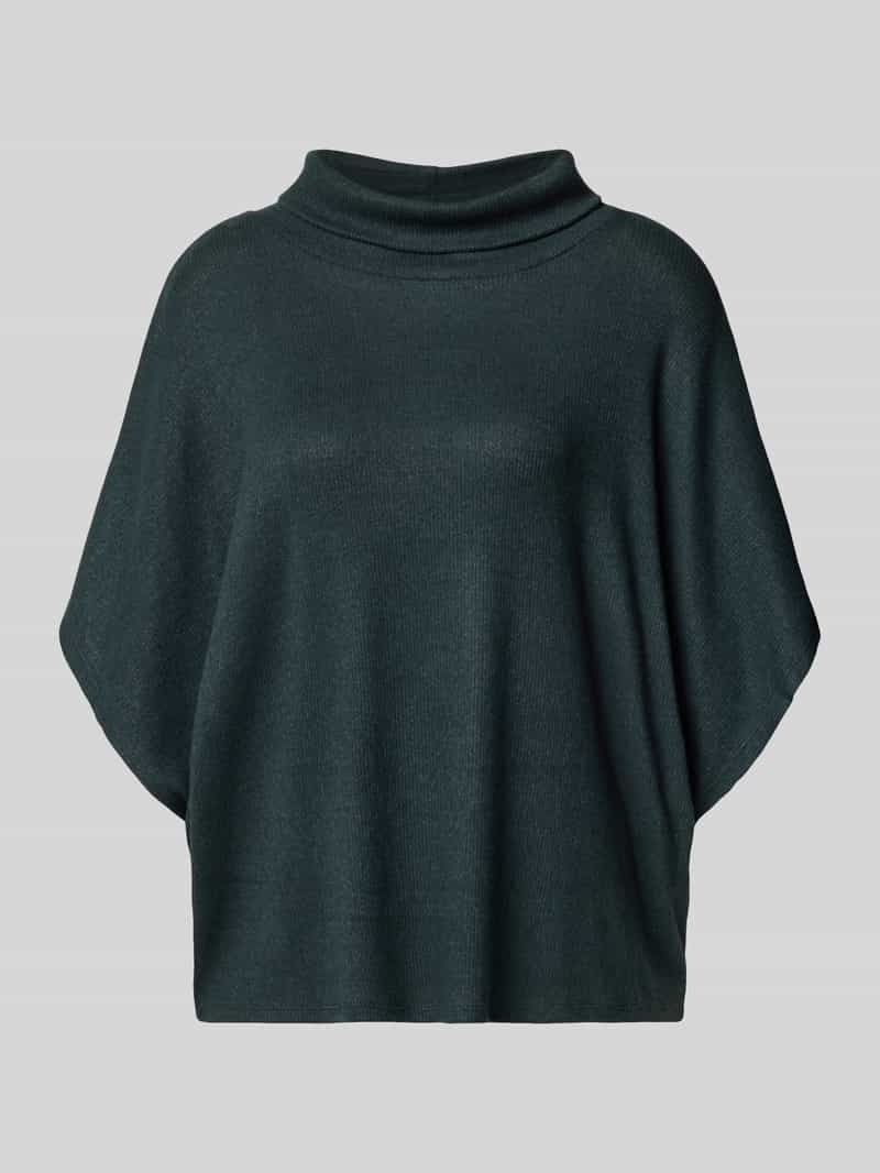 Sweter z dzianiny z golfem