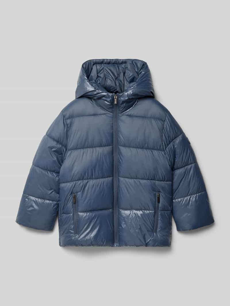 Kurtka pikowana z kapturem