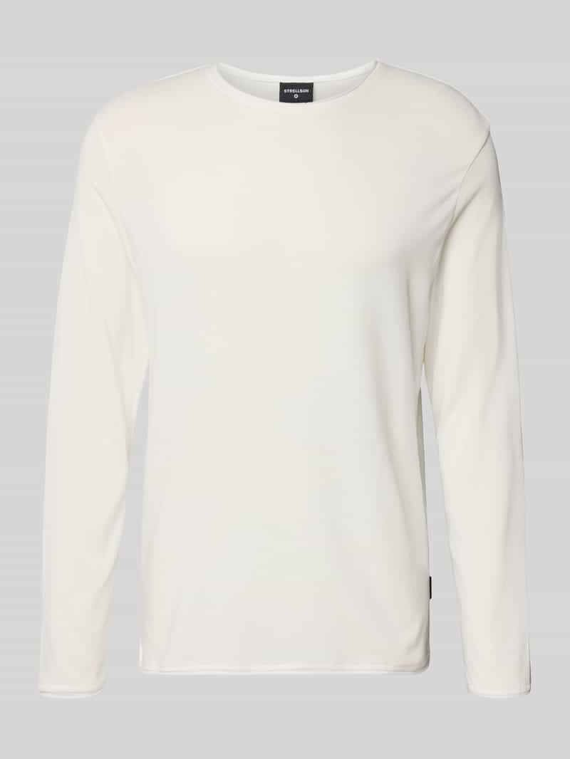 Sweter o kroju regular fit z mieszanki bawełny model ‘PROSPECT’