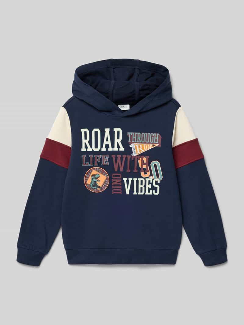 Bluza o kroju regular fit z mieszanki bawełny