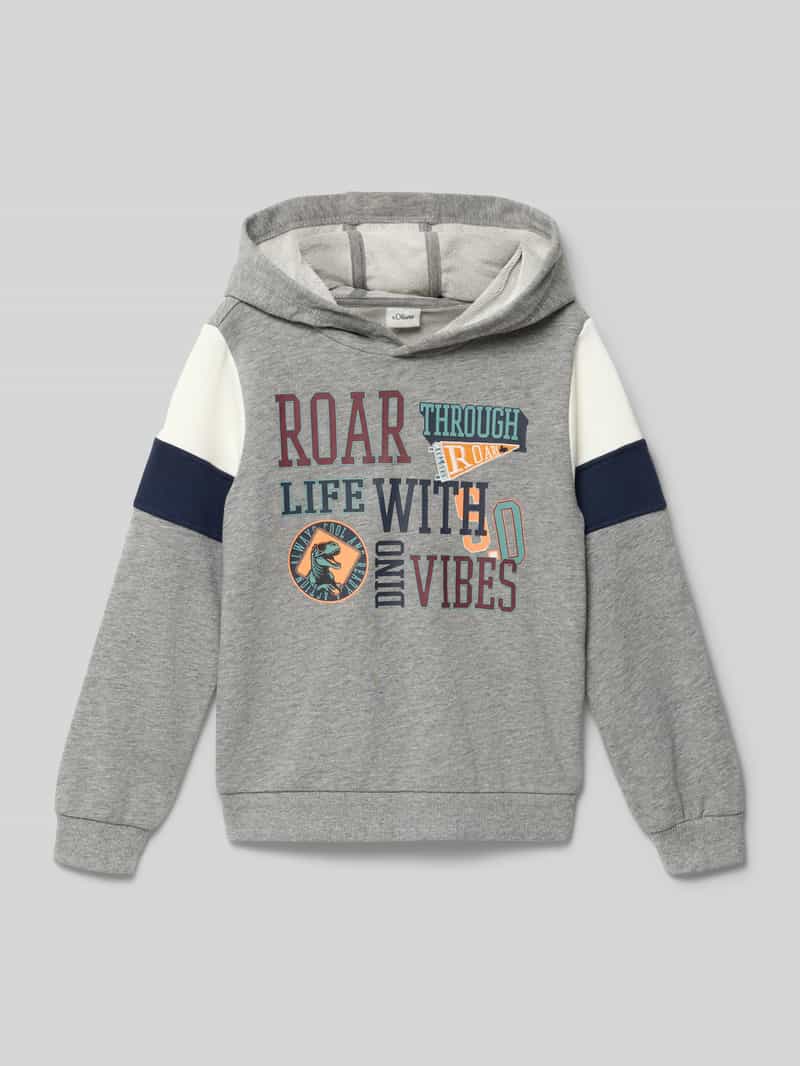 Bluza o kroju regular fit z mieszanki bawełny