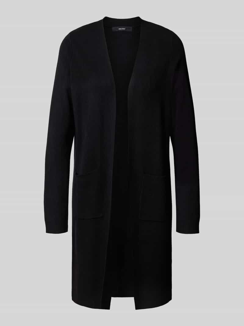 Kardigan długi z mieszanki wiskozy model ‘SABA’