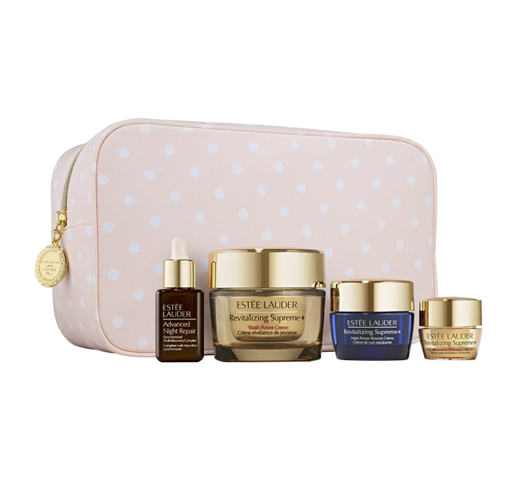 Estée Lauder krem Revitalizing Supreme 50 ml + serum Advanced Night Repair 15 ml + balsam pod oczy Revitalizing Supreme 5 ml + krem na noc Revitalizi