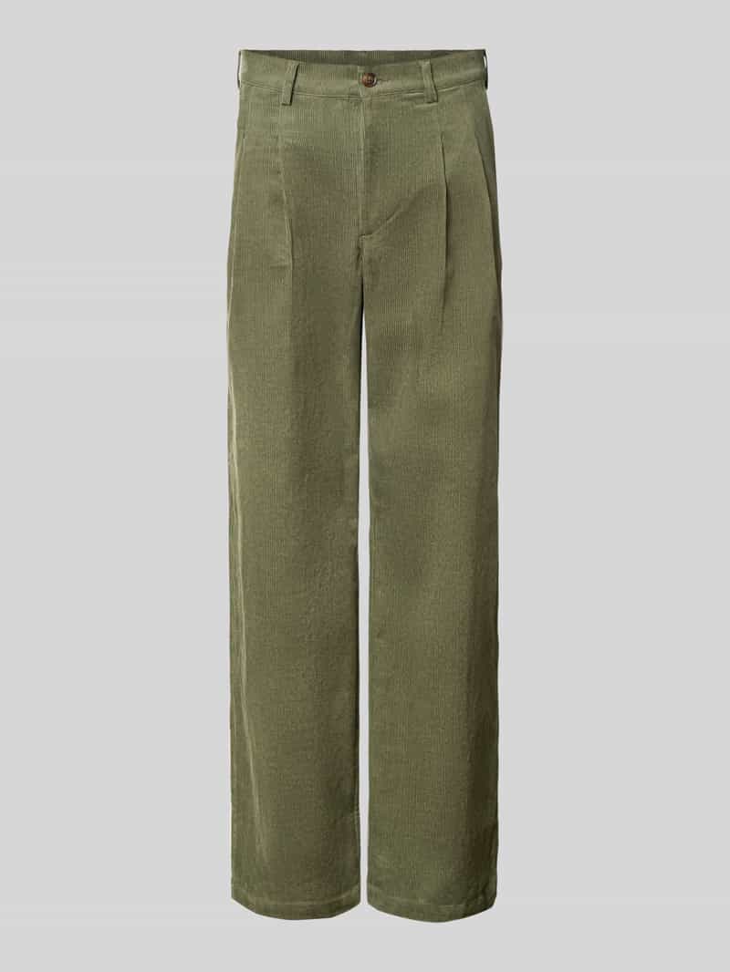 Spodnie materiałowe z kieszeniami z tyłu