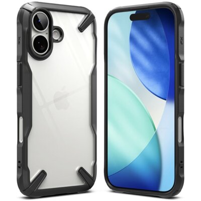 Etui RINGKE Fusion X do Apple iPhone 17 Czarno-przezroczysty