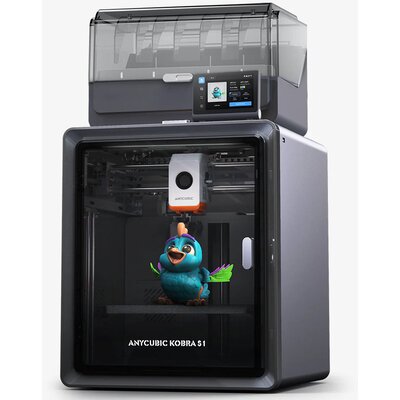 ANYCUBIC Kobra S1 Combo Wi-Fi, LAN + Hotend + Filament PLA Czarny