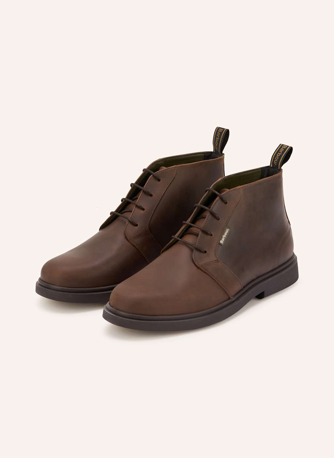 Barbour Botki Sznurowane braun