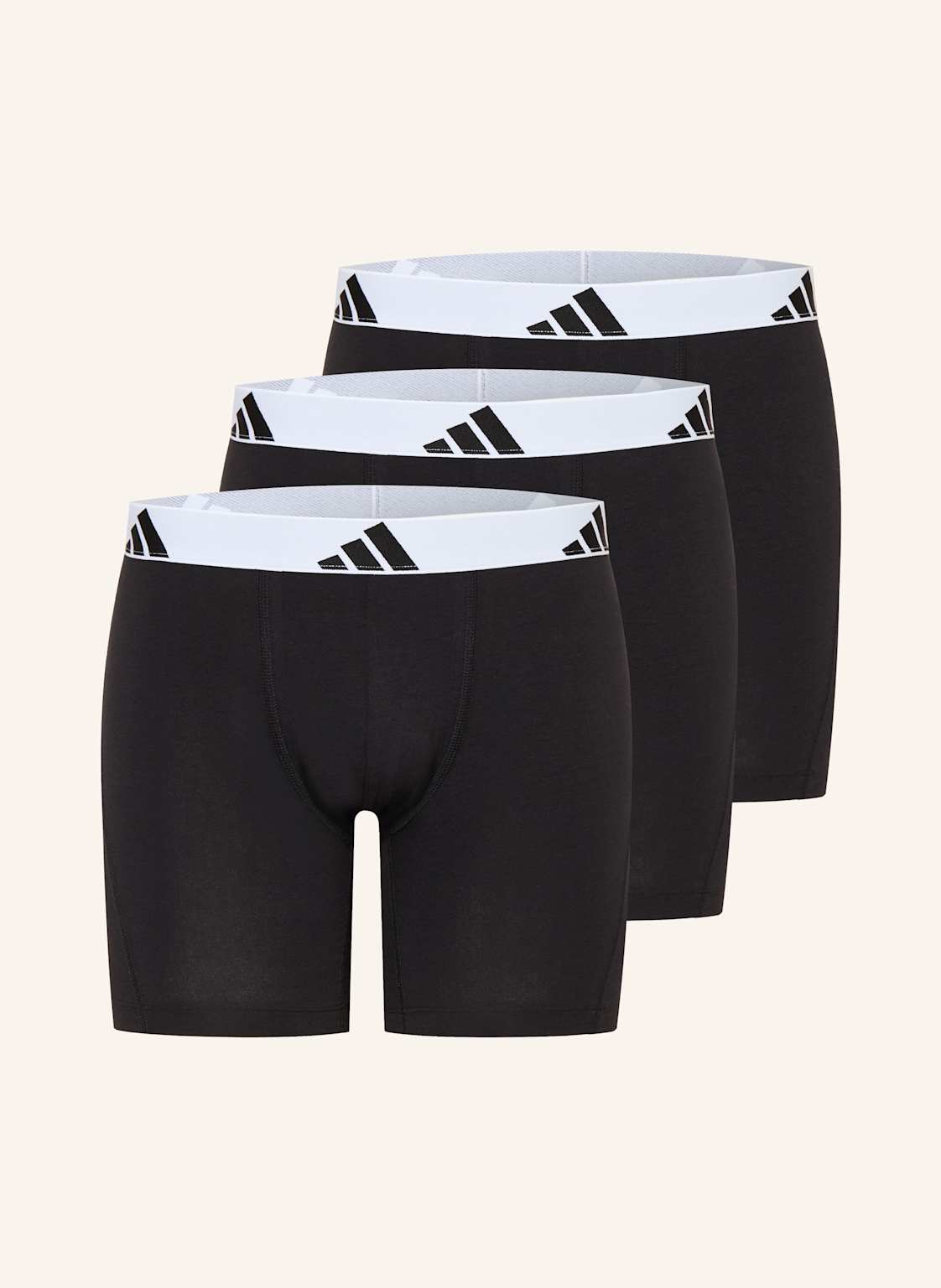 Adidas Bokserki Active Flex Cotton, 3 Szt. schwarz