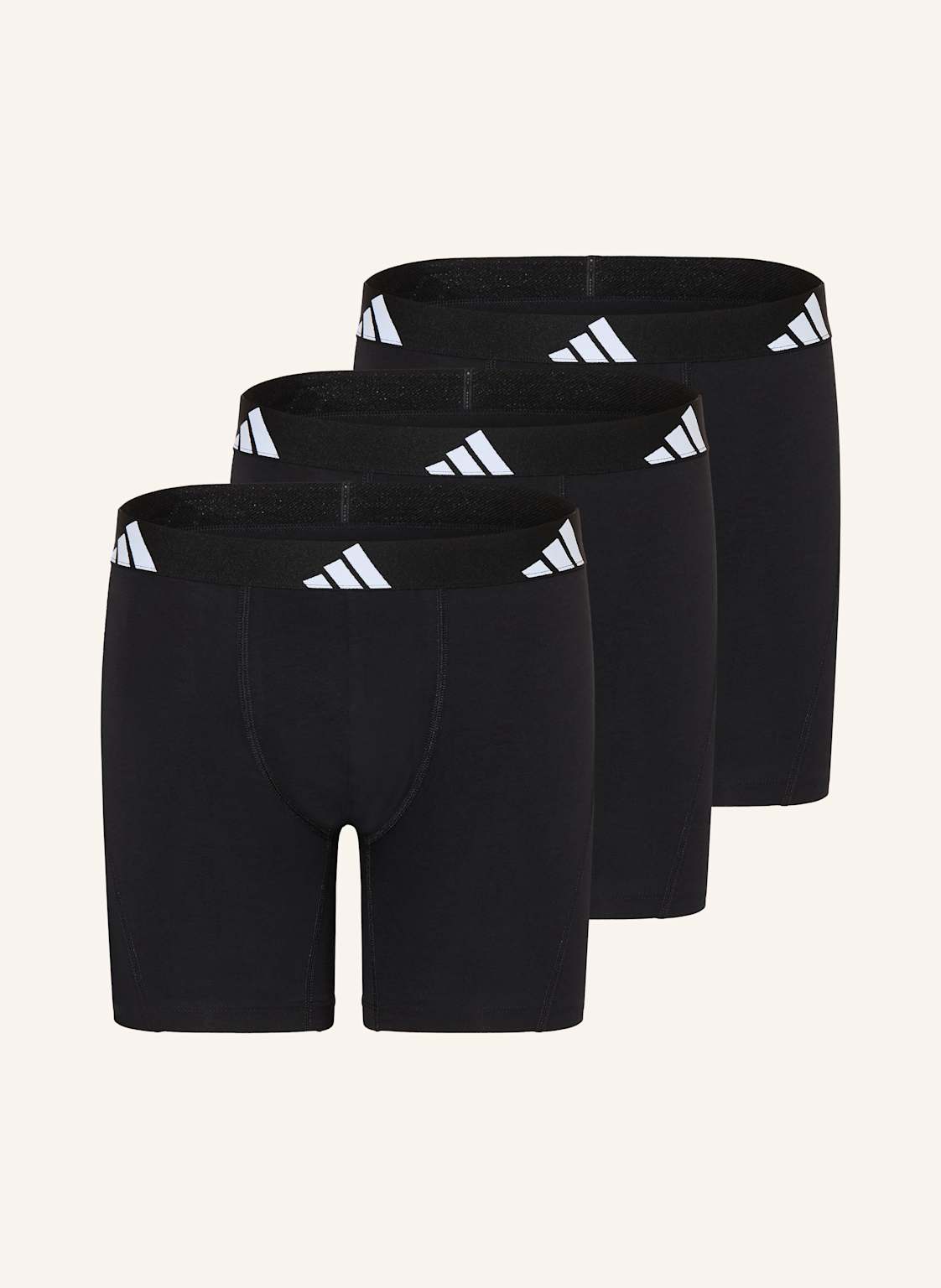 Adidas Bokserki Active Flex Cotton, 3 Szt. schwarz