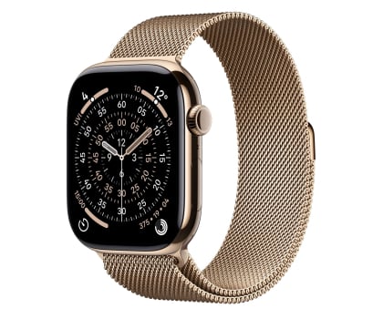 Apple Watch 11 GPS + Cellular 42mm Złoty Tytan Złota bransoleta