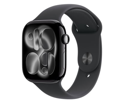 Apple Watch 11 GPS 46mm z aluminium onyks pasek sportowy M/L Czarny
