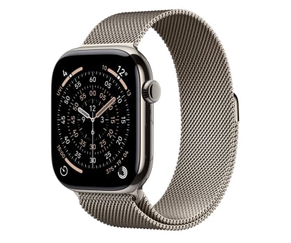 Apple Watch 11 GPS + Cellular 46mm Naturalny Tytan Tytanowa bransoleta M/L