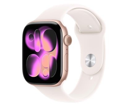 Apple Watch 11 GPS + Cellular 46mm Różowe Aluminum Pasek M/L Różowy 