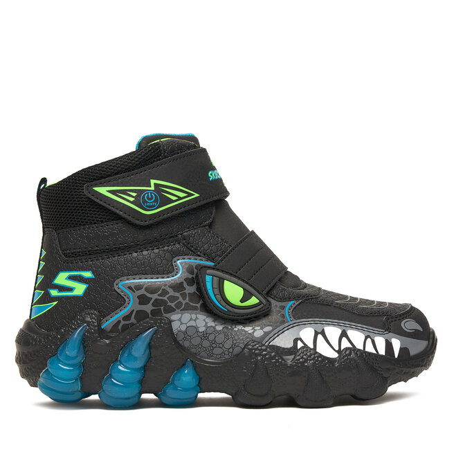 Śniegowce Skechers Skech-O-Saurus Lights 2.0 400122L BKLM Czarny