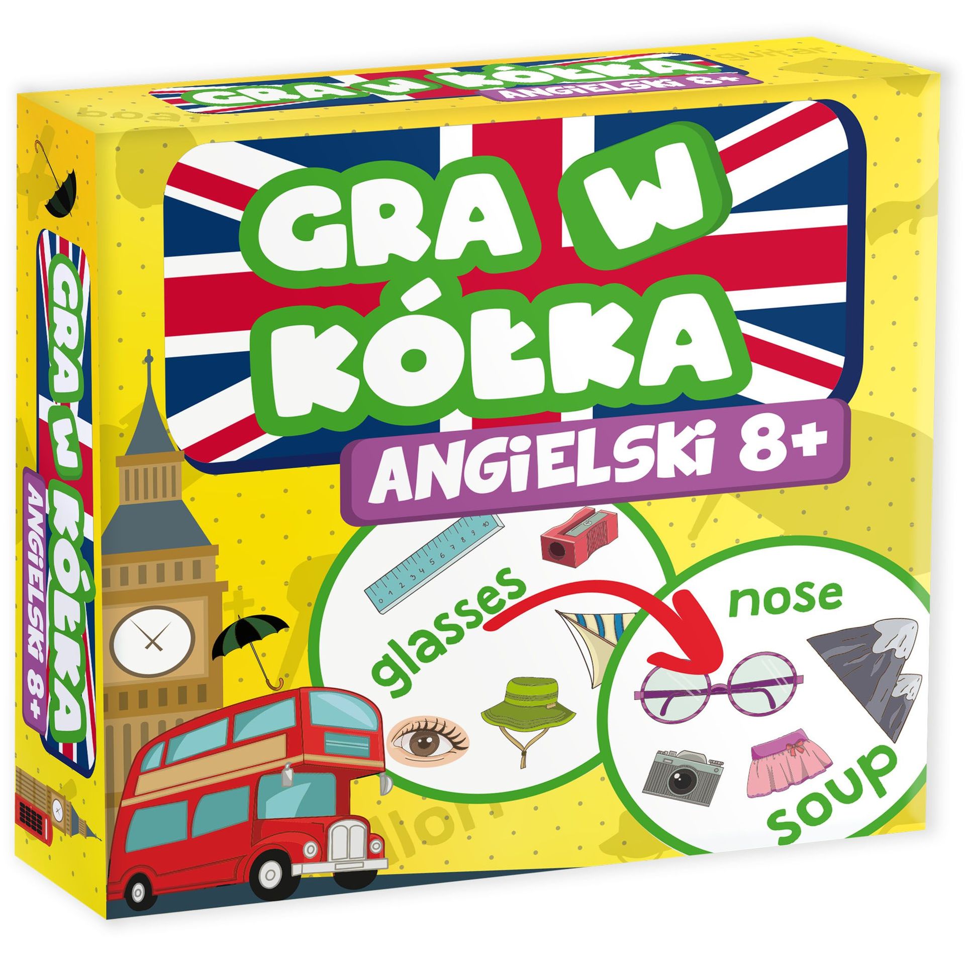 Gra w Kółka Angielski 8 - gra