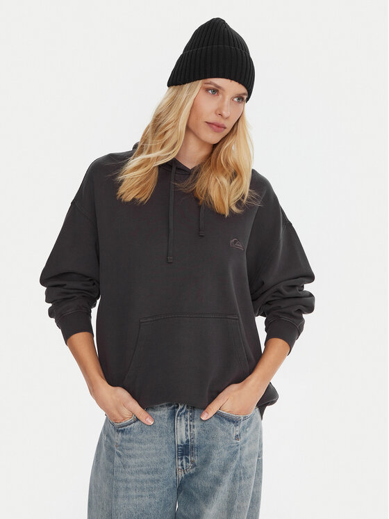 Quiksilver Bluza Esential Hoodie EQWFT03191 Szary Regular Fit